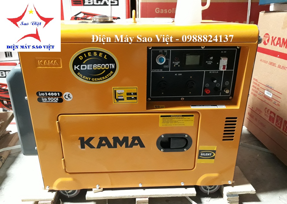Máy phát điện Diesel Kama KDE6500TN 