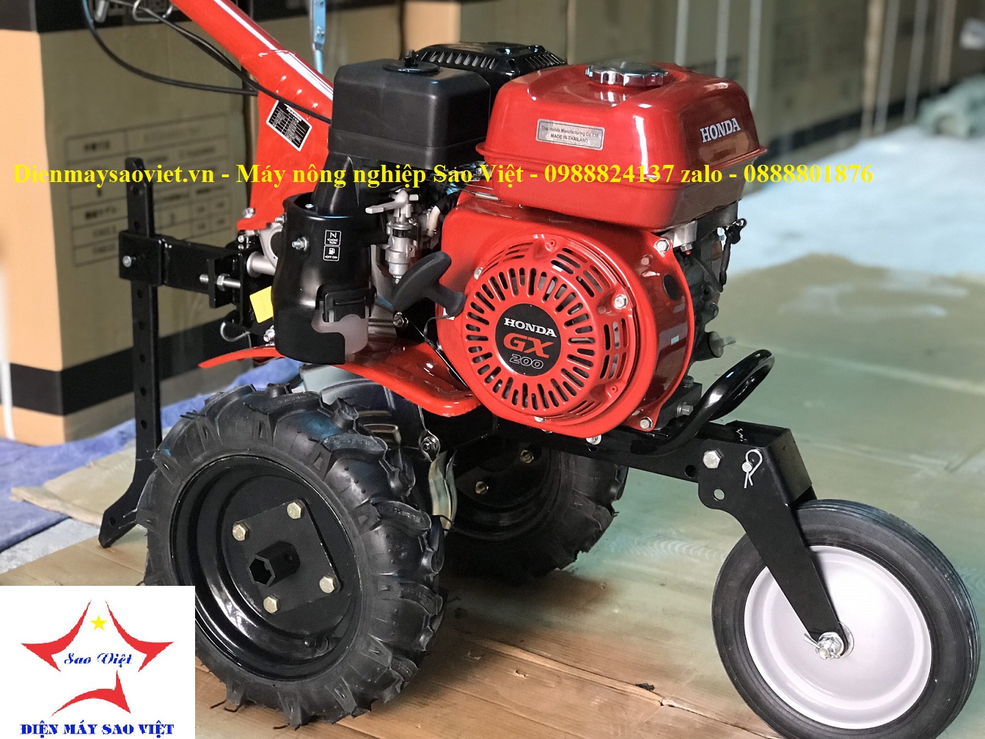Máy xới đất Honda GX200 nhập khẩu Thái Lan (FJ601S) 