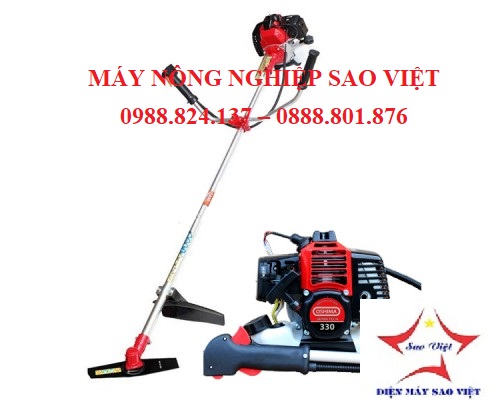 Máy cắt cỏ 2 thì Oshima 330 bạc cần chết 