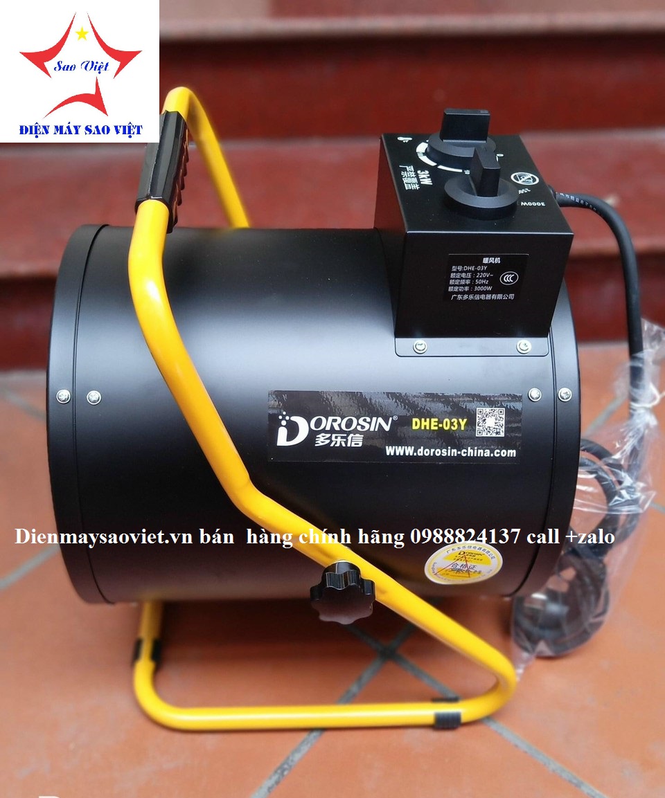 Quạt sưởi công nghiệp Dorosin DHE-03Y 