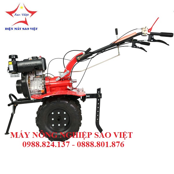 Máy xới đất đa năng Kachita JP-178MT giật nổ với bộ phụ kiện làm lúa 