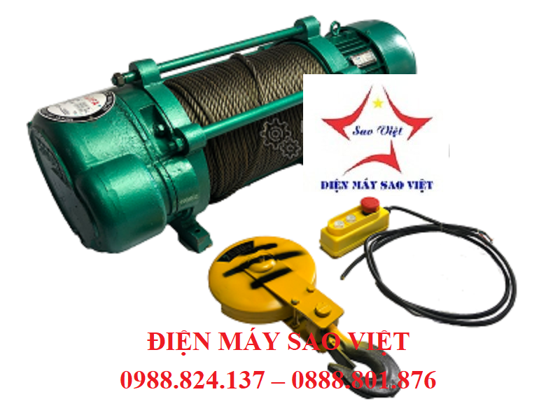Máy tời điện đa năng FUJIFA KCD 1000/2000 30 mét 380V 