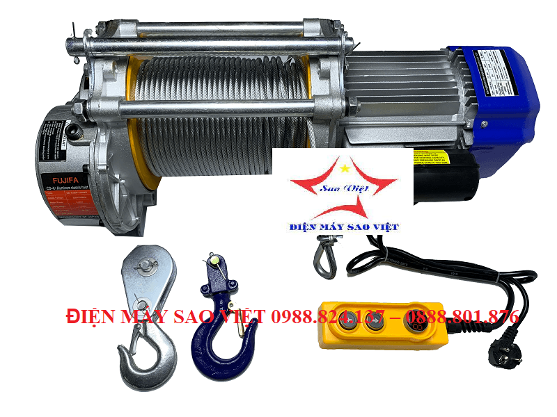 Tời điện đa năng FUJIFA CD-K1 500/1000, 220v, 70m 7/14mp 