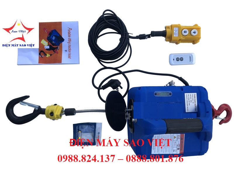 Máy tời treo mini FUJIFA TTF 500, 7.6M, 220V 